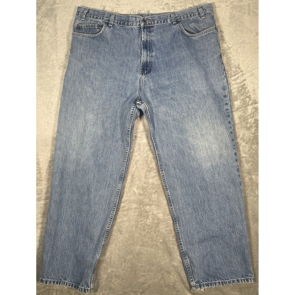 Kirkland Jeans Men's 42X29 Signature High Rise Straight Blue Zip Fly‎